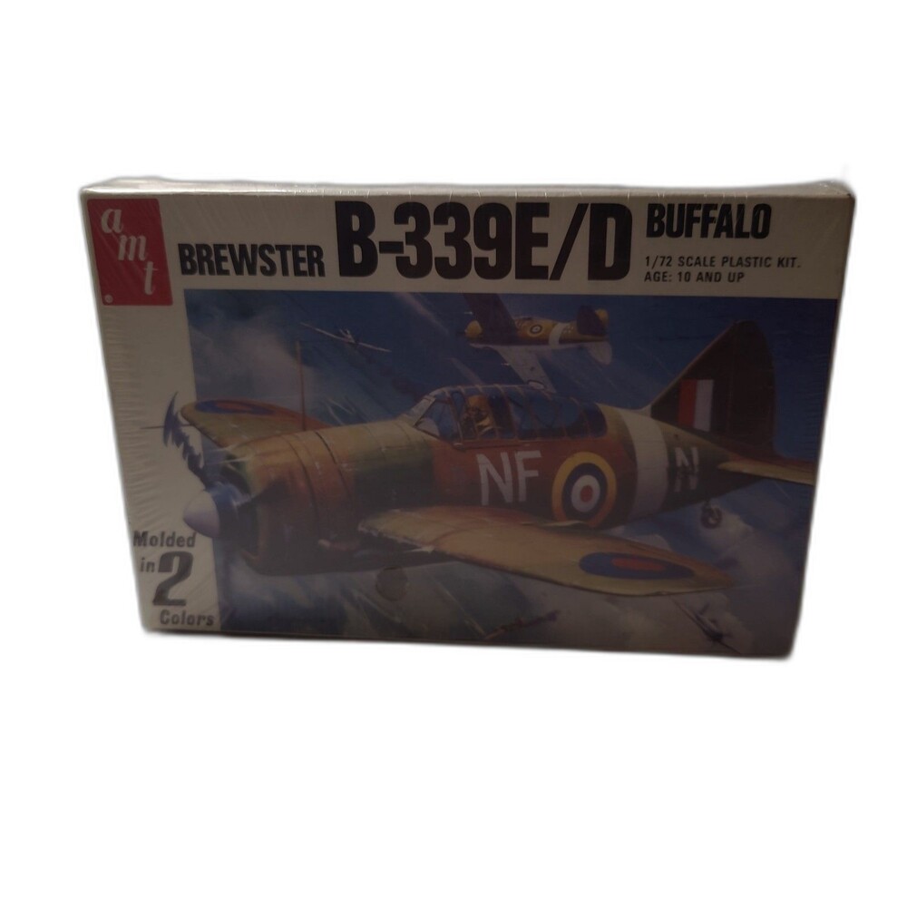 AMT Brewster B‑339E/D Buffalo 1/72 Model Kit – Factory Sealed – Vintage Matchbox